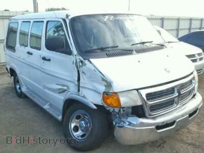 2002 Dodge RAM VAN RAM Van B1, белый — VIN 2B6HB11X02K142823, Copart