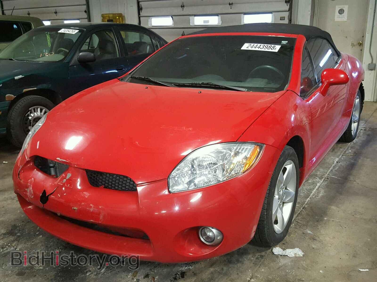 2007 MITSUBISHI ECLIPSE - VIN: 4A3AL25F97E069929 - Фото 2