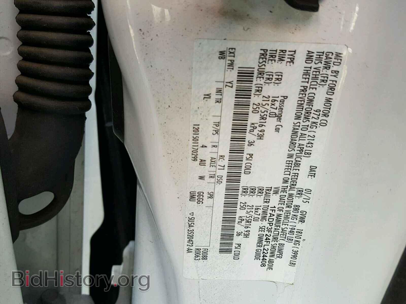 2015 FORD FOCUS - VIN: 1FADP3F24FL224408 - Photo 10
