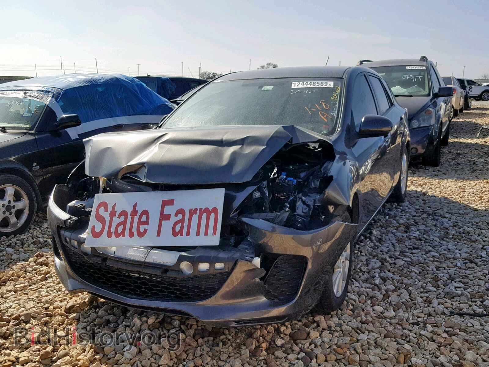 2012 MAZDA 3 - VIN: JM1BL1L70C1552711 - Фото 2