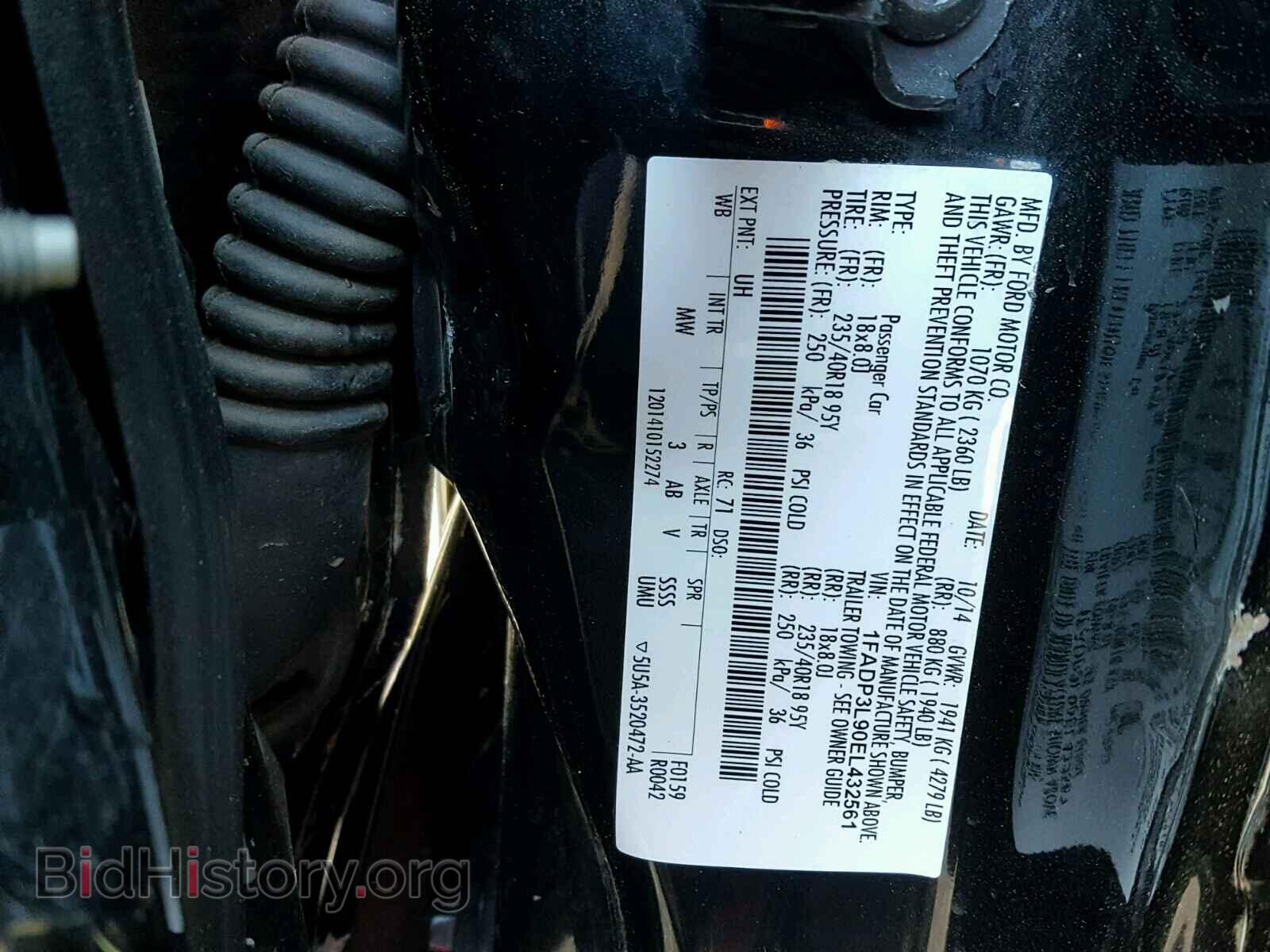 2014 FORD FOCUS - VIN: 1FADP3L90EL432561 - Photo 10