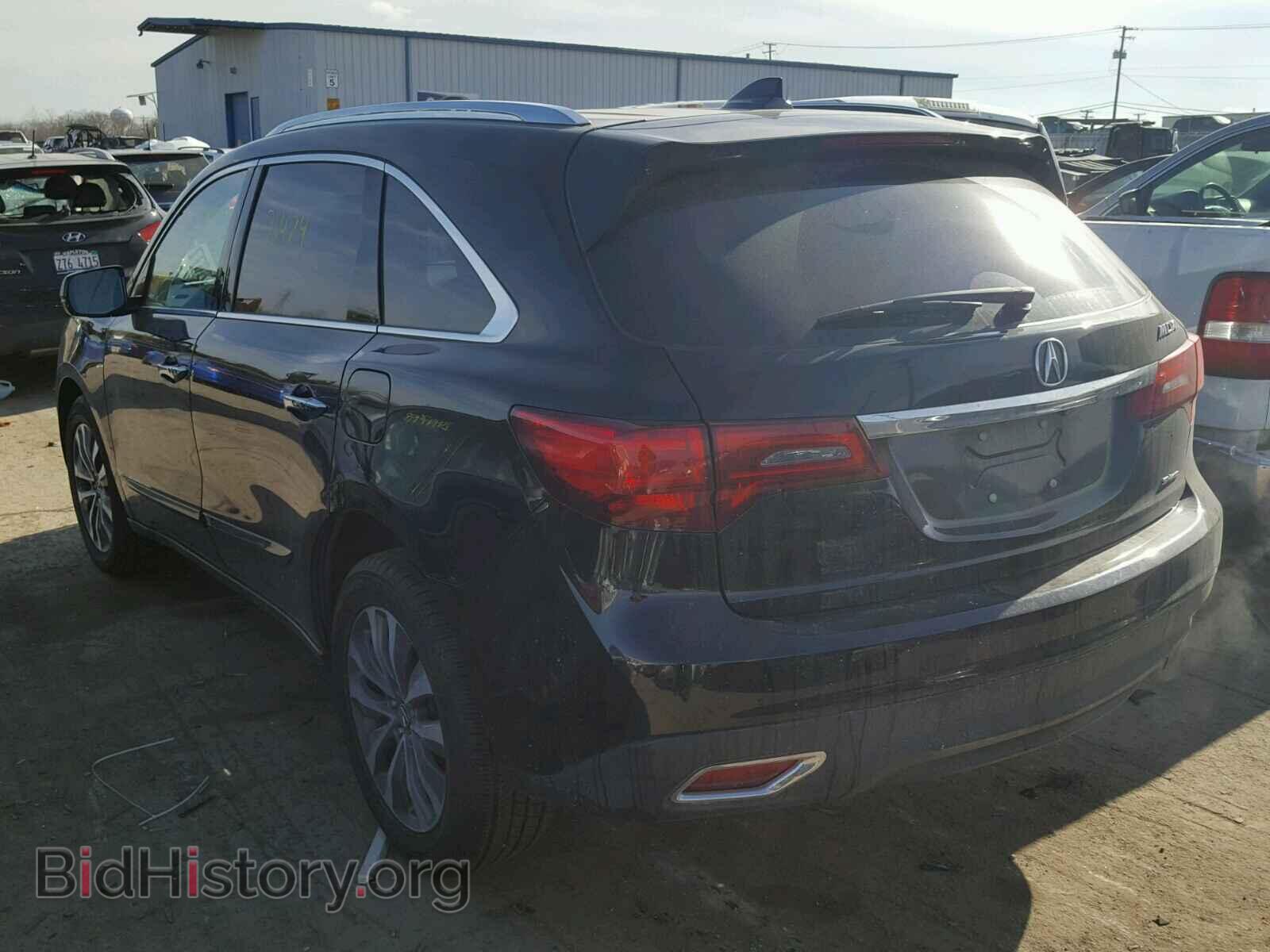 2014 ACURA MDX - VIN: 5FRYD4H40EB035635 - Фото 3