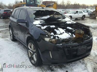 2013 Ford EDGE Edge Sport, black — VIN 2FMDK4AK6DBB48687, Copart