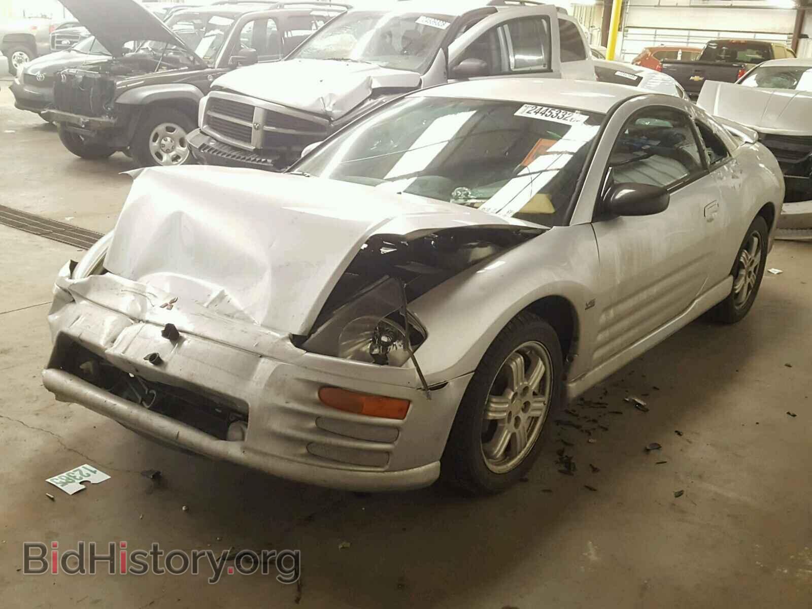 2001 MITSUBISHI ECLIPSE - VIN: 4A3AC84H61E012472 - Фото 2