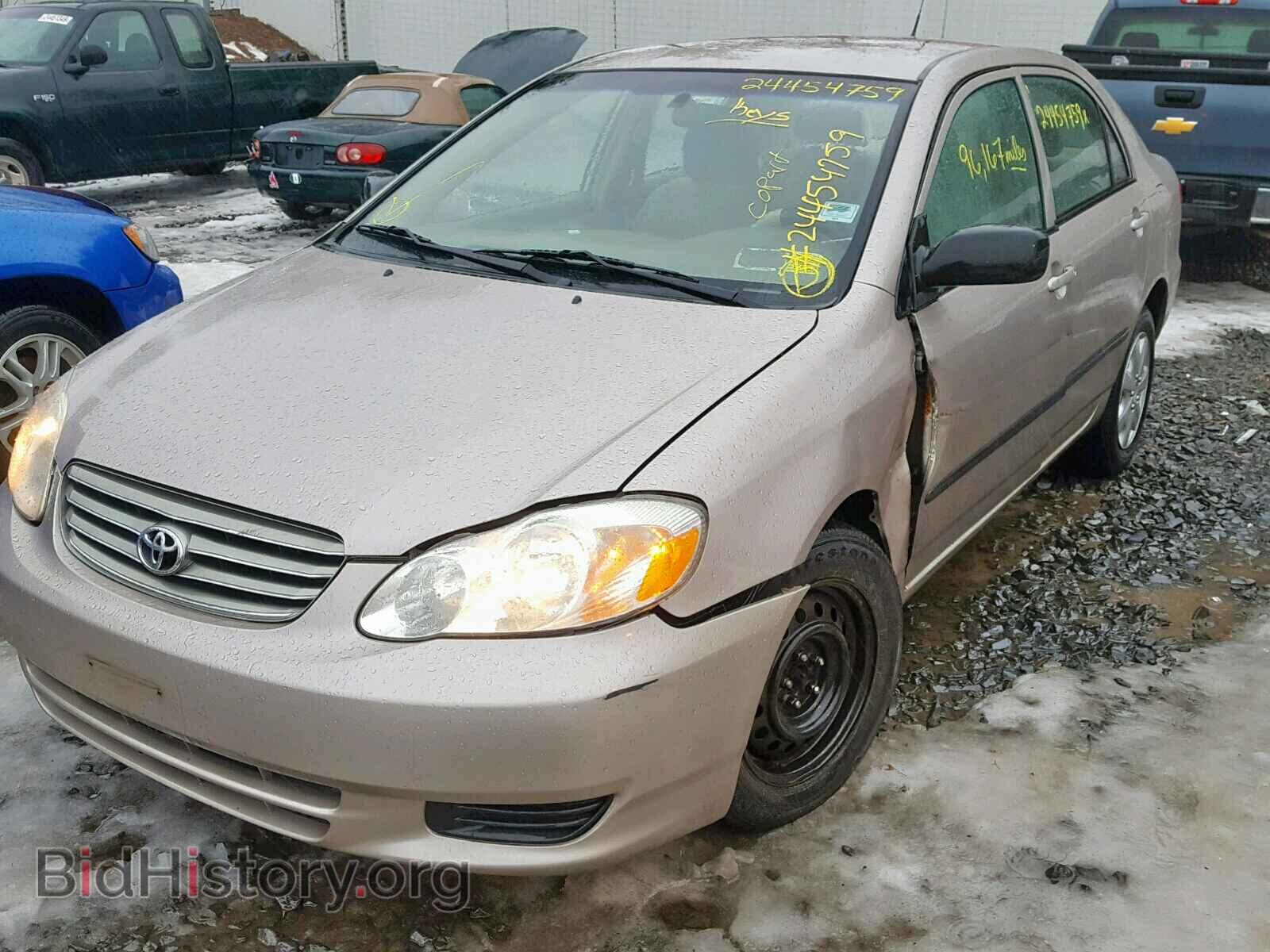 2003 TOYOTA COROLLA - VIN: 2T1BR32E13C103169 - Фото 2