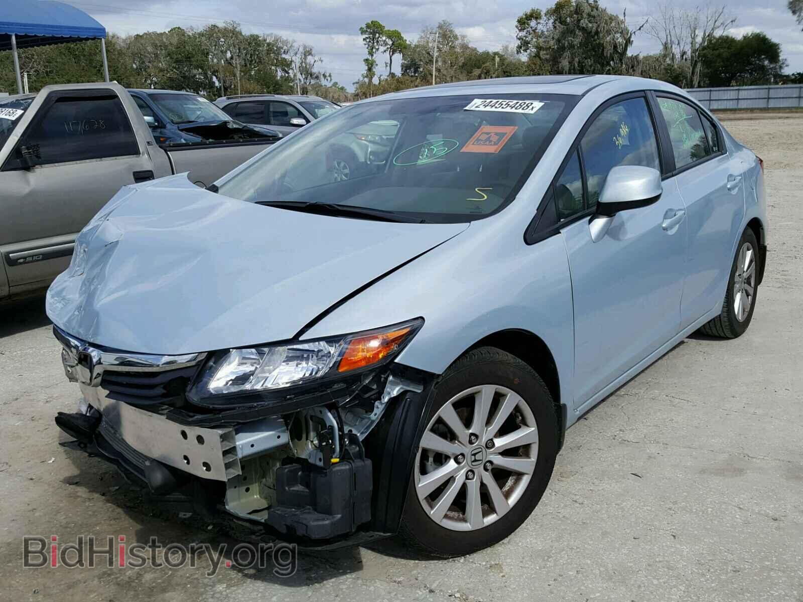 2012 HONDA CIVIC - VIN: 2HGFB2F92CH526265 - Фото 2