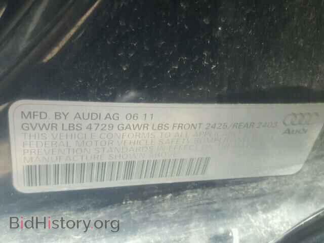 2012 AUDI A4 - VIN: WAUEFBFL7CN002074 - Фото 10