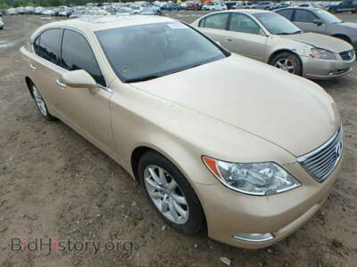2008 Lexus LS460 LS 460, золотистый — VIN JTHBL46FX85078091, Copart