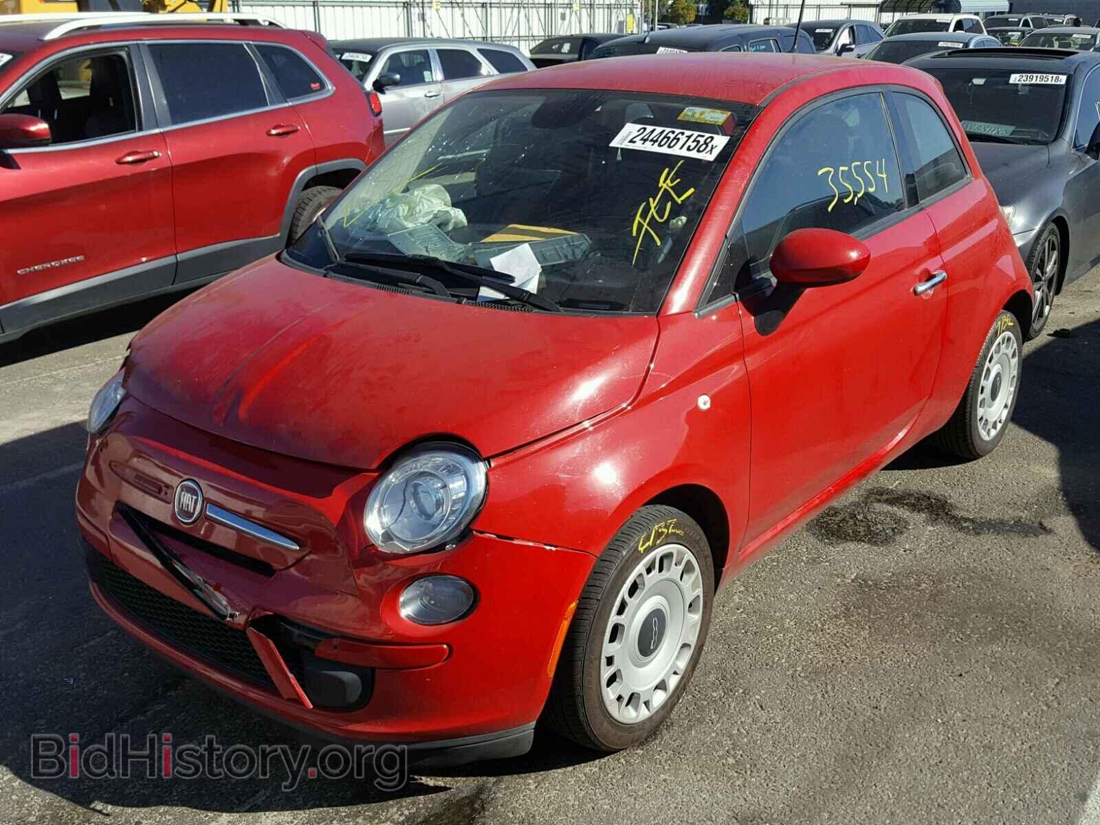 2015 FIAT 500 - VIN: 3C3CFFAR6FT614062 - Фото 2
