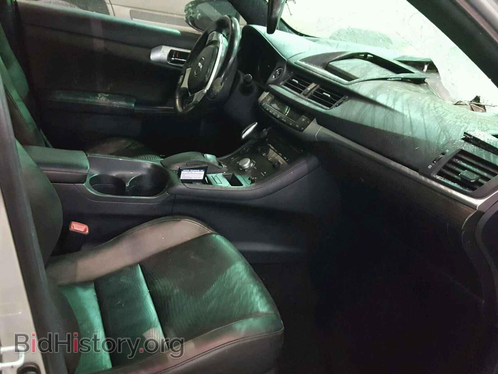 2012 LEXUS CT 200 - VIN: JTHKD5BH3C2096937 - Фото 3