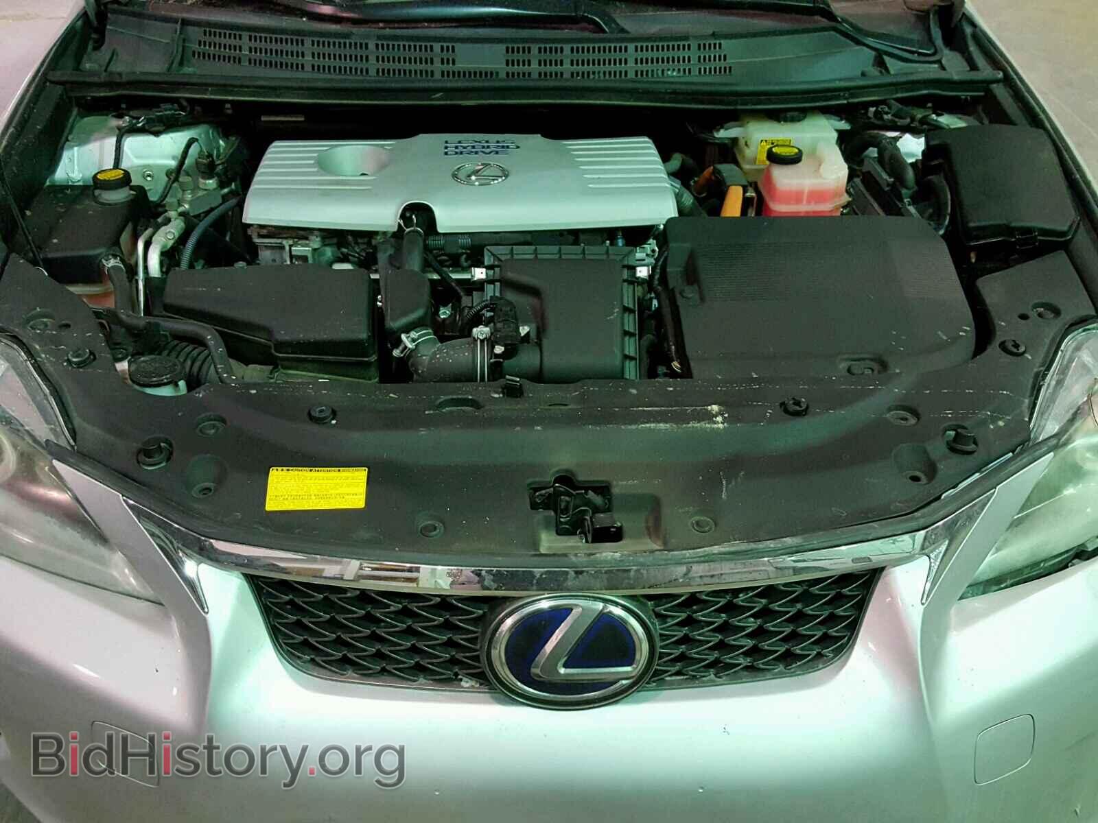 2012 LEXUS CT 200 - VIN: JTHKD5BH3C2096937 - Фото 5