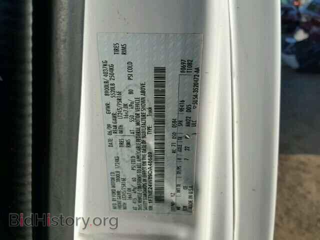2009 FORD ECONOLINE - VIN: 1FTNE24W89DA48689 - Фото 10