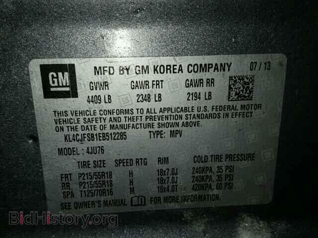 2014 BUICK ENCORE - VIN: KL4CJFSB1EB512285 - Photo 10