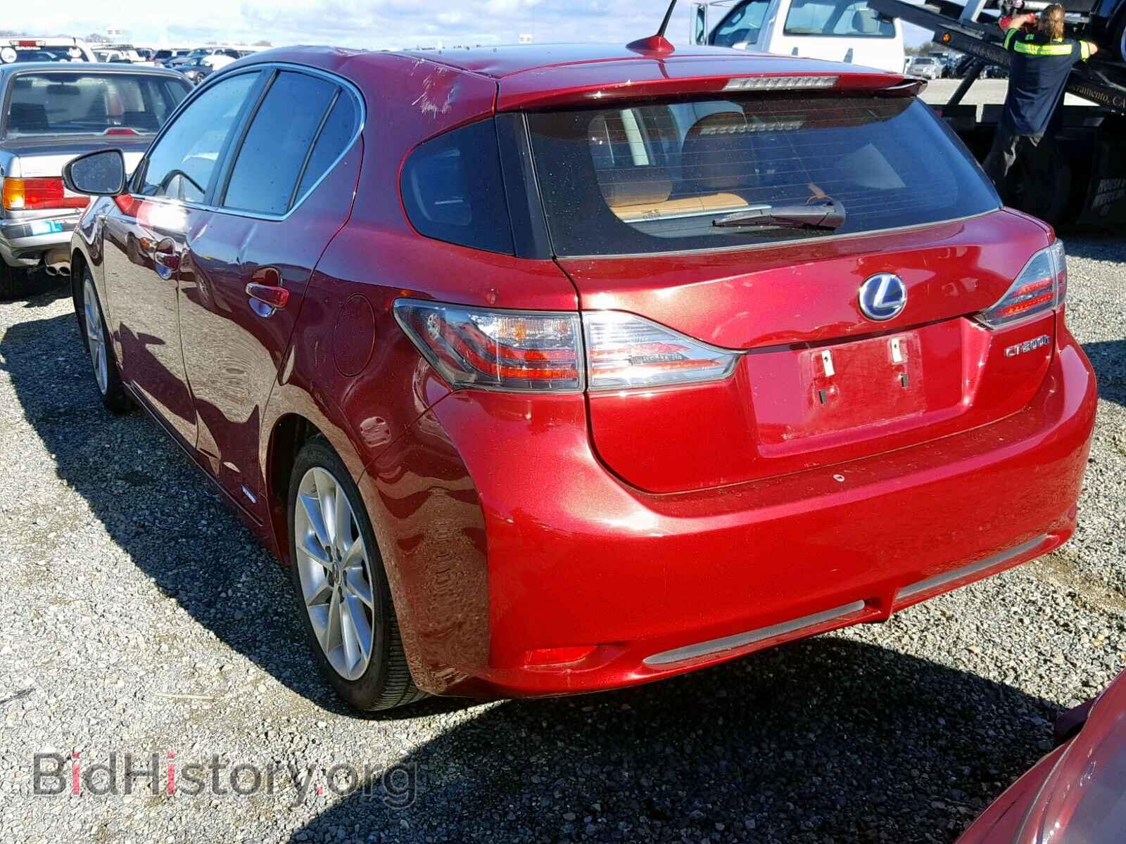 2011 LEXUS CT 200 - VIN: JTHKD5BH2B2013092 - Фото 3