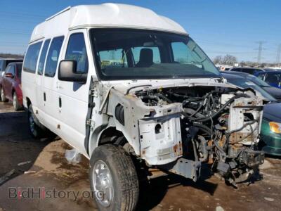 2010 Ford ECONOLINE, white — VIN 1FTNE1EL5ADA72256, Copart