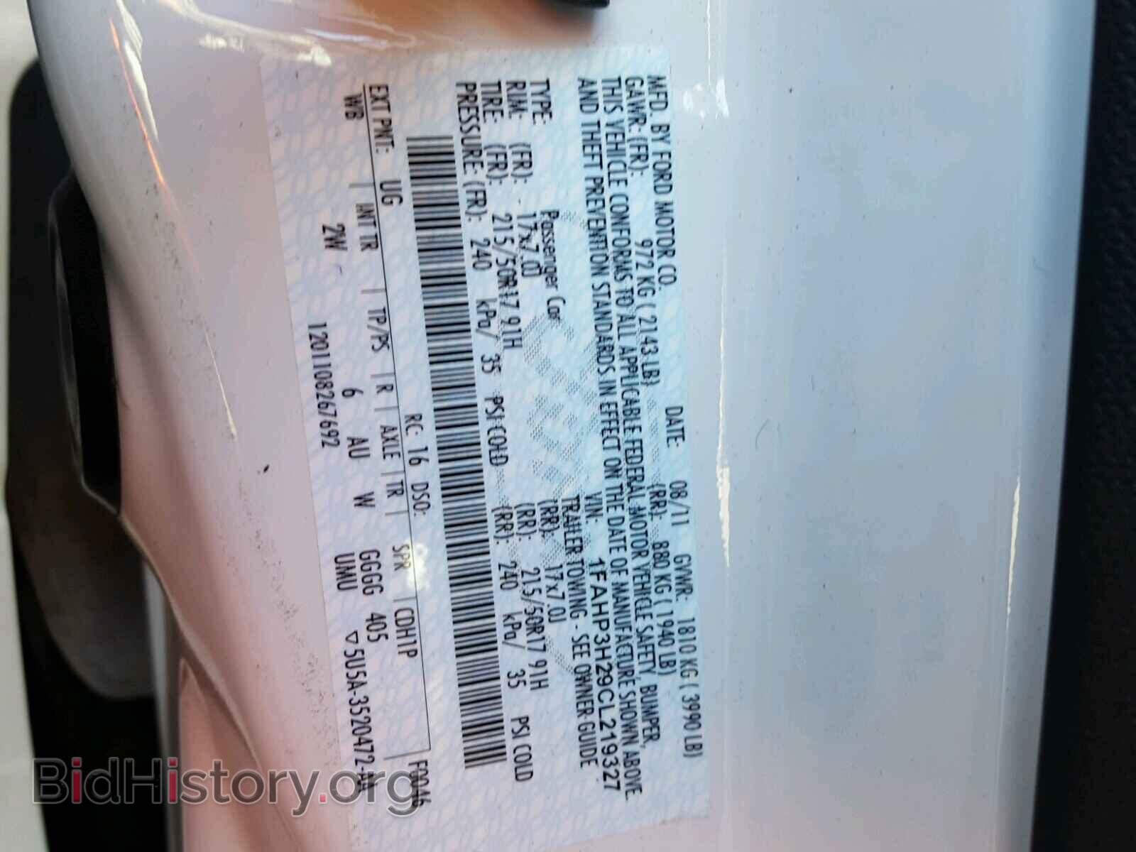2012 FORD FOCUS - VIN: 1FAHP3H29CL219327 - Photo 10