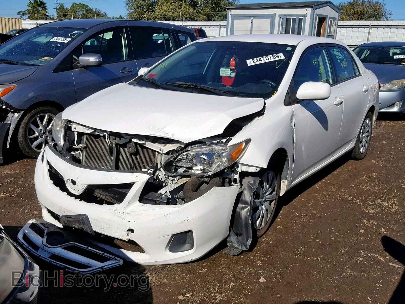 2012 TOYOTA COROLLA BA - VIN: 2T1BU4EEXCC802073 - Фото 2