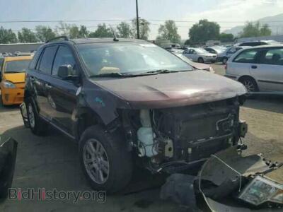 2009 Ford EDGE Edge SE, бордовый — VIN 2FMDK36C49BB00205, Copart