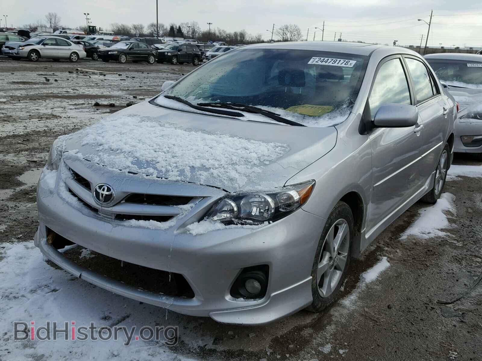 2011 TOYOTA COROLLA BA - VIN: 2T1BU4EEXBC654585 - Фото 2