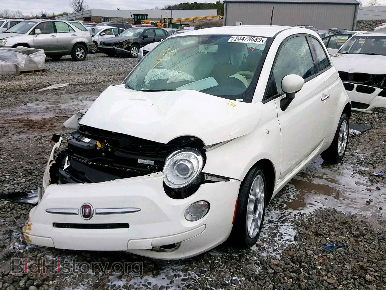 2013 FIAT 500 - VIN: 3C3CFFAR2DT665071 - Фото 2
