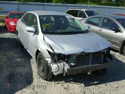 2011 Toyota COROLLA Corolla/S/, серебристый — VIN 2T1BU4EE0BC637097, Copart