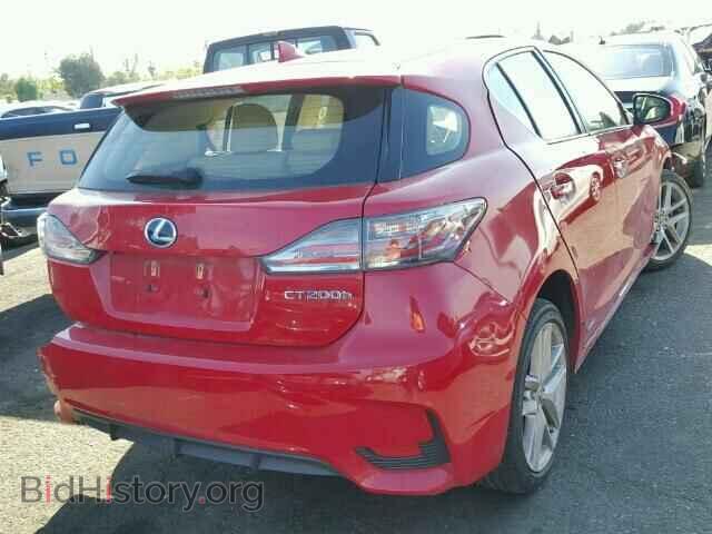 2014 LEXUS CT 200 - VIN: JTHKD5BH3E2174345 - Фото 4