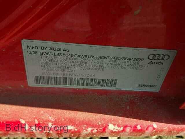 2009 AUDI A4 - VIN: WAUXF78K89A157064 - Фото 10