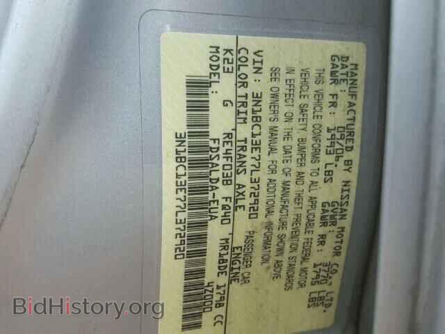2007 NISSAN VERSA - VIN: 3N1BC13E77L372920 - Фото 10