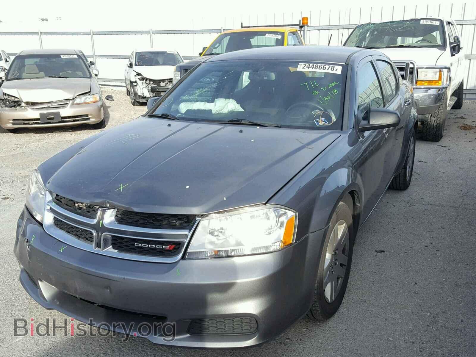 2013 DODGE AVENGER - VIN: 1C3CDZABXDN771293 - Фото 2