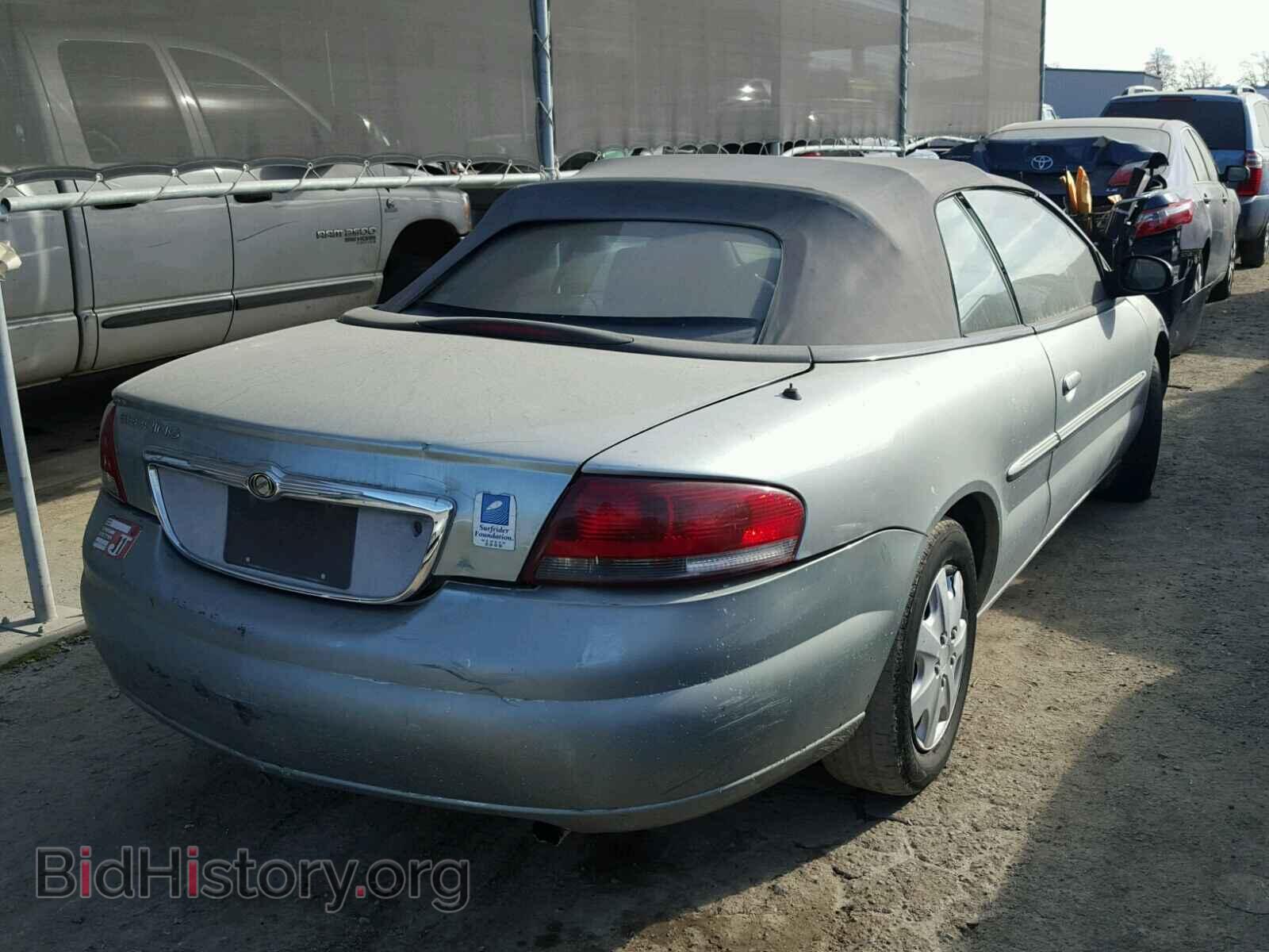 2005 CHRYSLER SEBRING - VIN: 1C3EL45R65N561622 - Фото 4
