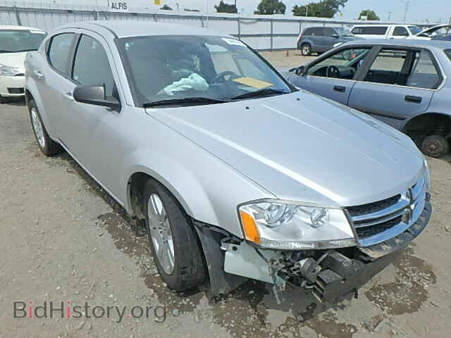Фотография 1C3CDZAB7CN216798 - DODGE AVENGER 2012