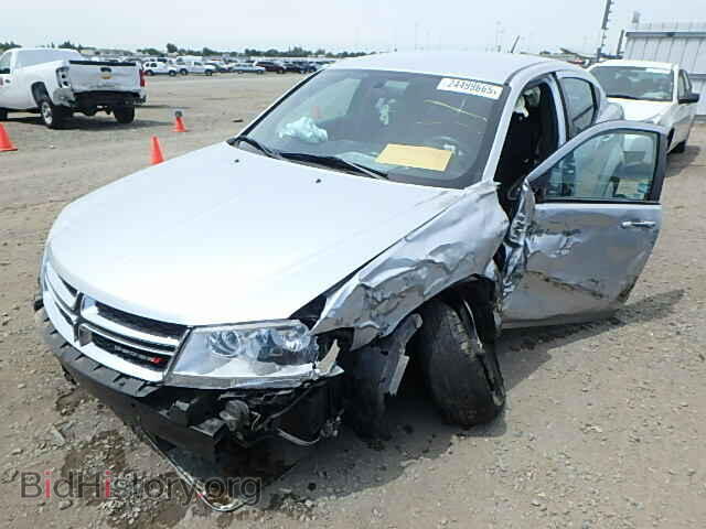 2012 DODGE AVENGER - VIN: 1C3CDZAB7CN216798 - Фото 2