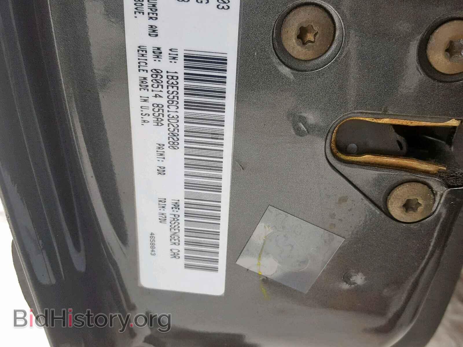 2003 DODGE NEON - VIN: 1B3ES56C13D250280 - Фото 10