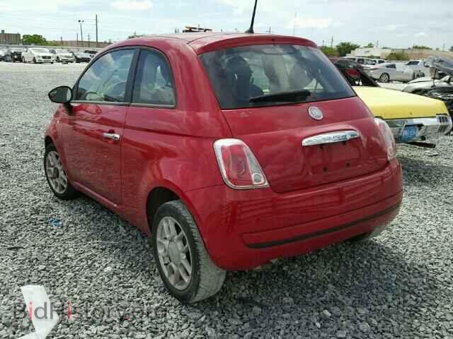 2012 FIAT 500 - VIN: 3C3CFFAR6CT125267 - Фото 3
