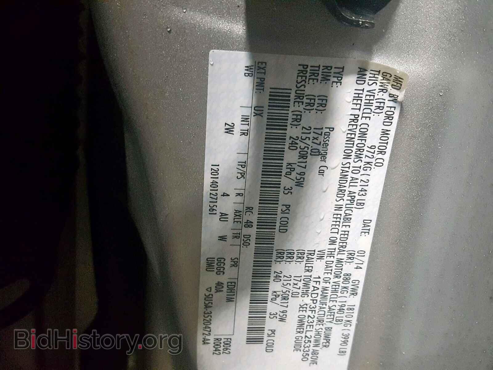 2014 FORD FOCUS SE - VIN: 1FADP3F23EL253350 - Фото 10