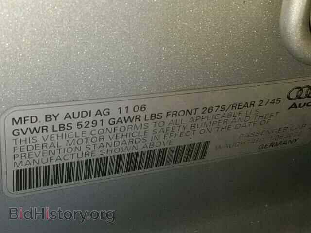 2007 AUDI A6 - VIN: WAUDH74F07N083022 - Фото 10