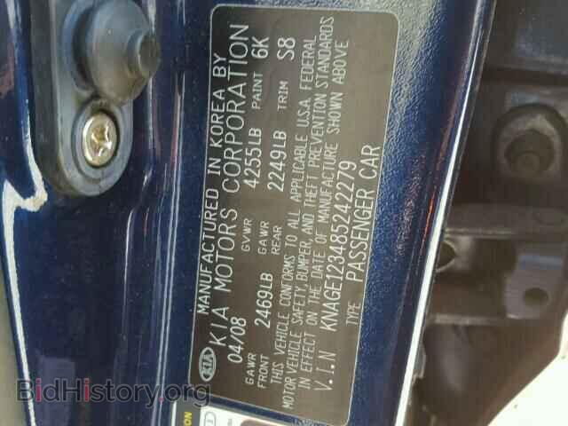 2008 KIA OPTIMA - VIN: KNAGE123485242279 - Фото 10