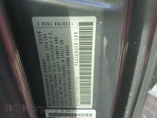 2008 VOLKSWAGEN RABBIT - VIN: WVWBB71K28W279536 - Фото 10