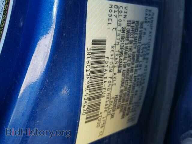2009 NISSAN VERSA - VIN: 3N1BC13E99L434630 - Фото 10