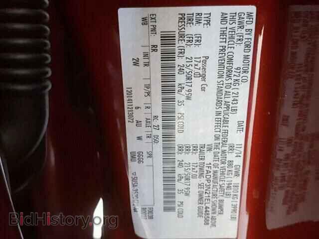 2014 FORD FOCUS - VIN: 1FADP3N21EL448588 - Фото 10