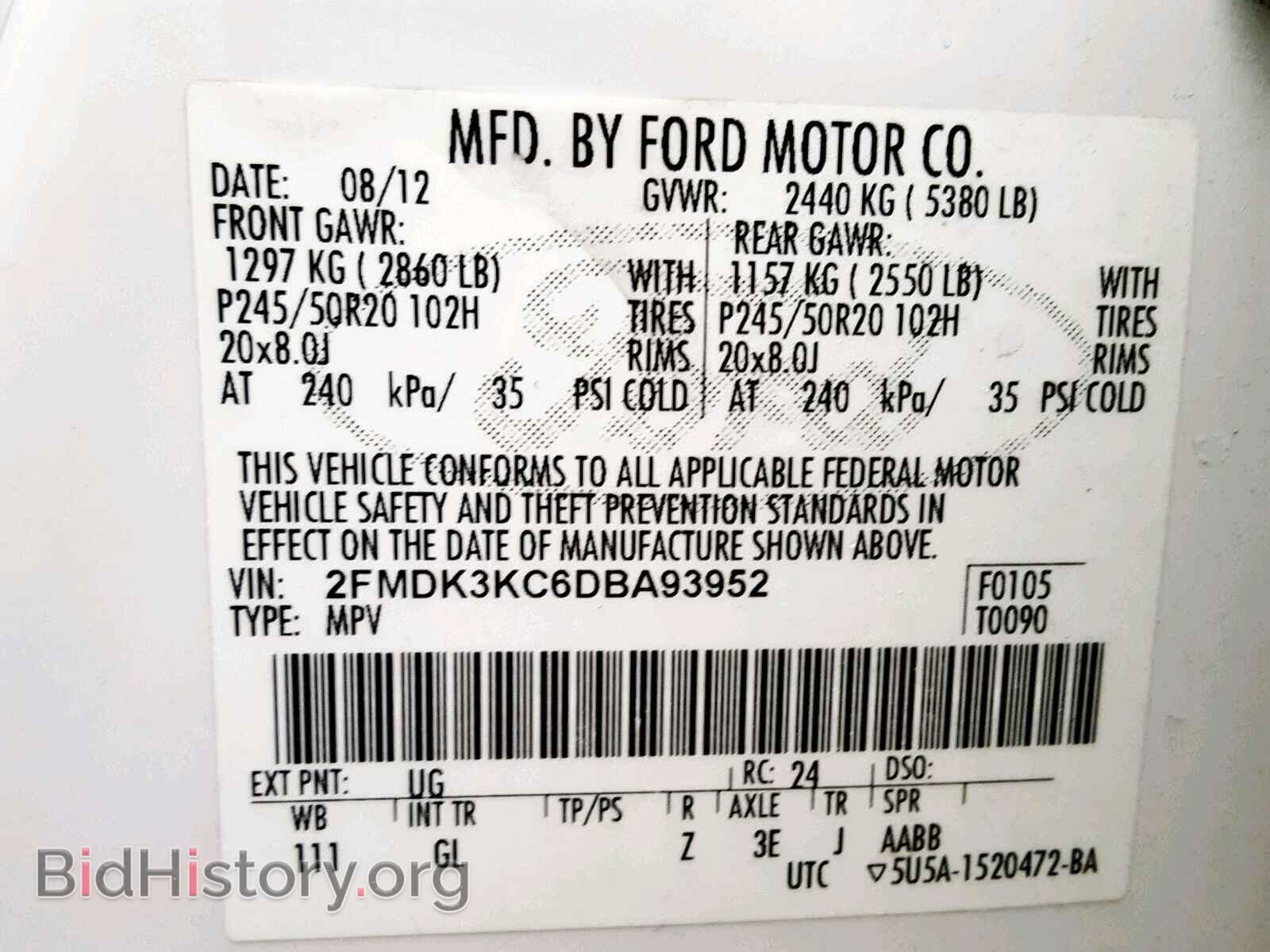 2013 FORD EDGE - VIN: 2FMDK3KC6DBA93952 - Photo 10