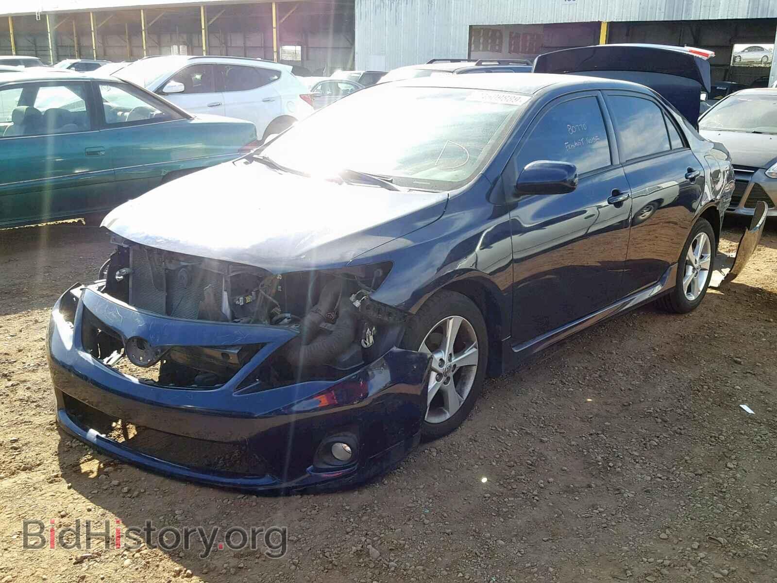 2013 TOYOTA COROLLA BA - VIN: 2T1BU4EE1DC076461 - Фото 2