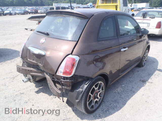 2013 FIAT 500 - VIN: 3C3CFFBR5DT666018 - Фото 4