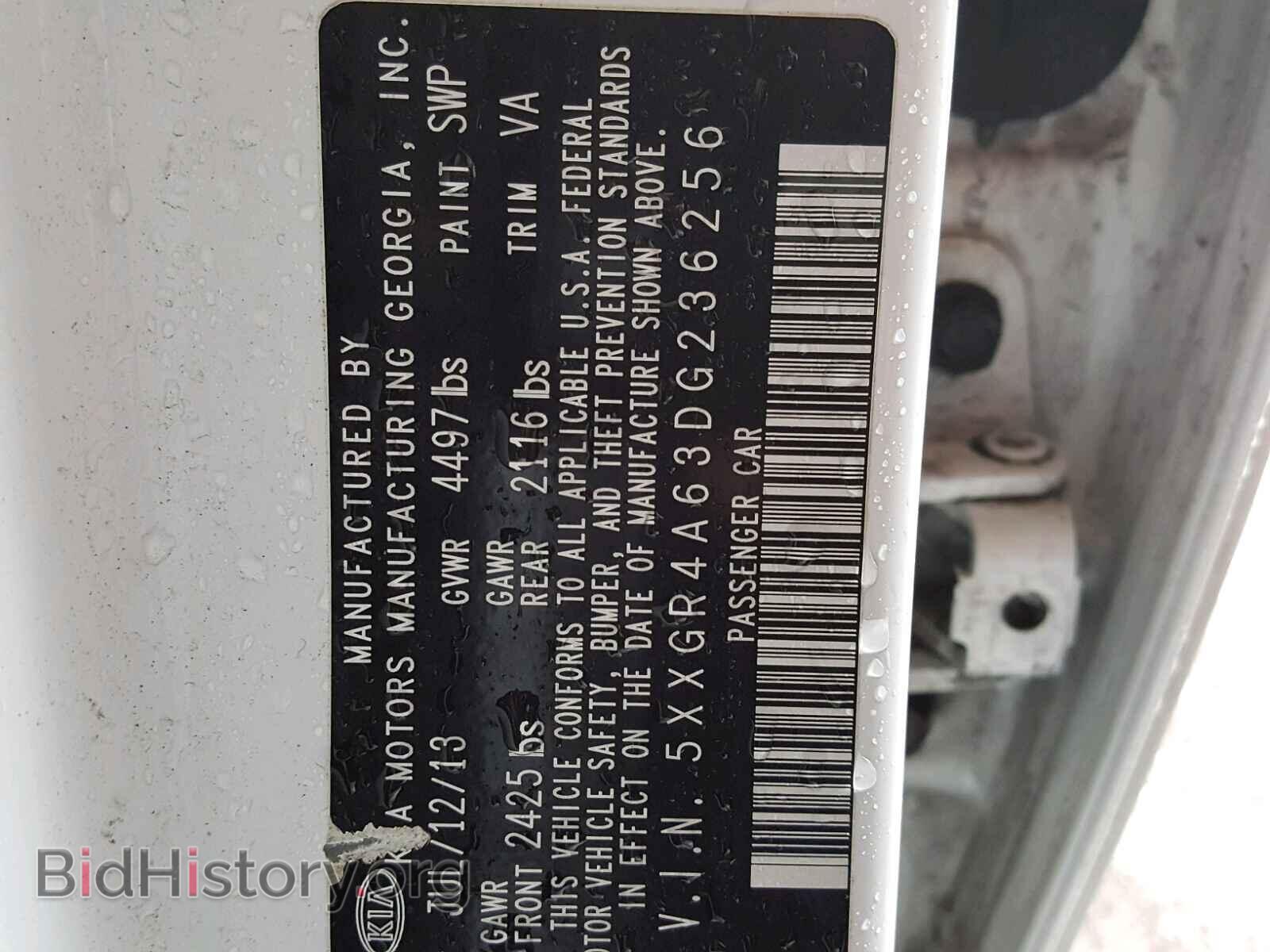 2013 KIA OPTIMA - VIN: 5XXGR4A63DG236256 - Photo 10
