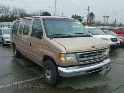 1998 Ford ECONOLINE, gold — VIN 1FDRE14L7WHB64676, Copart