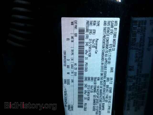 2014 FORD FOCUS - VIN: 1FADP3F25EL172768 - Photo 10