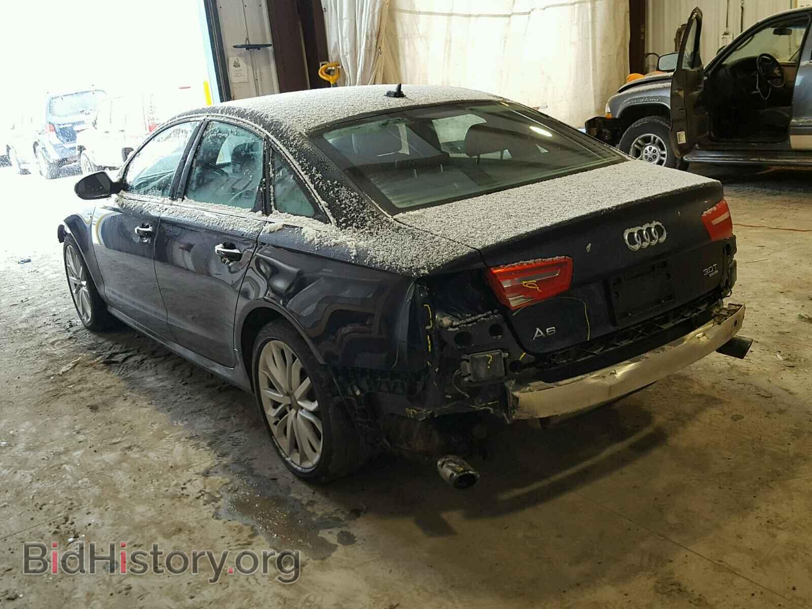 2014 AUDI A6 - VIN: WAUHGAFC5EN006860 - Фото 3