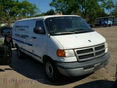 2003 Dodge RAM VAN RAM Van B2, white — VIN 2D7JB21Y73K524768, Copart