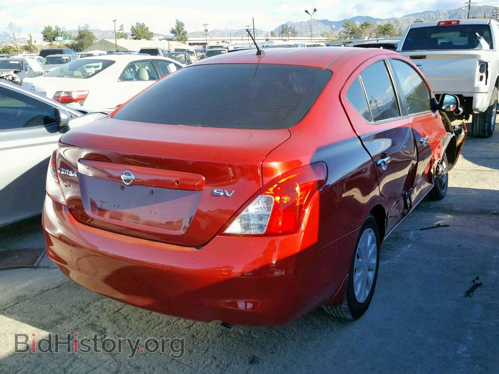 2012 NISSAN VERSA - VIN: 3N1CN7AP3CL935784 - Фото 4