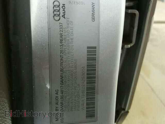 2002 AUDI A4 - VIN: WAULT68E02A253014 - Фото 10